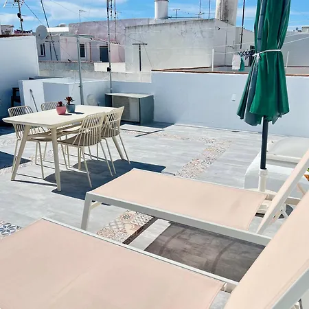 Vivienda Carolina•terraza Privada Y Parking• Appartement Conil De La Frontera