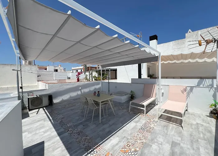 Vivienda Carolina•terraza Privada Y Parking• Lägenhet